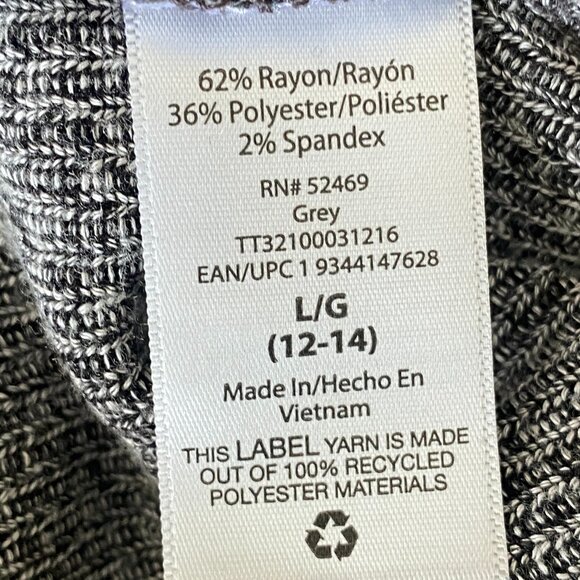 Time and Tru | Gray Knit Skirt - Matching Set Available - Picture 5 of 6